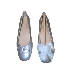 Vionic Klara Ballet Flat Silver Women’s Size 11 NEW